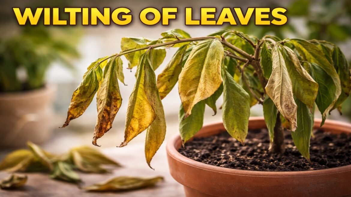 Wilting of Leaves: Causes, Symptoms, Prevention, and Treatment