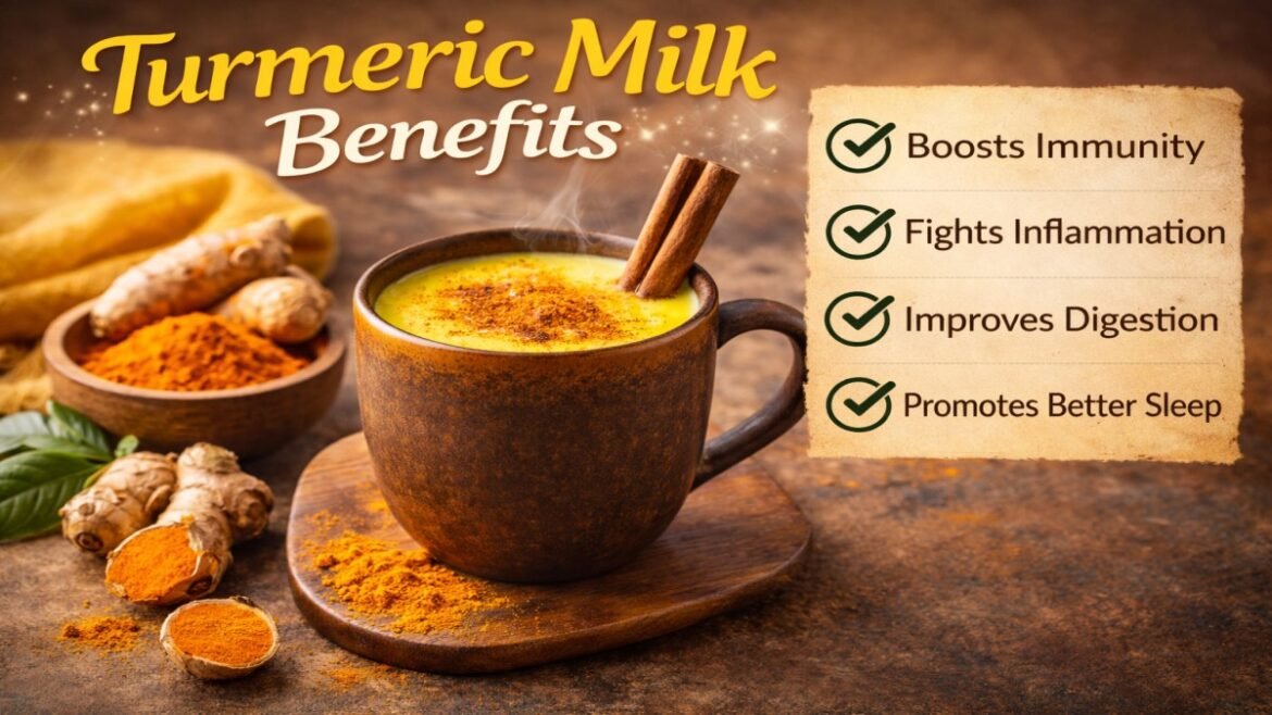 Turmeric Milk Benefits – Why Golden Milk Is a Natural Superdrink