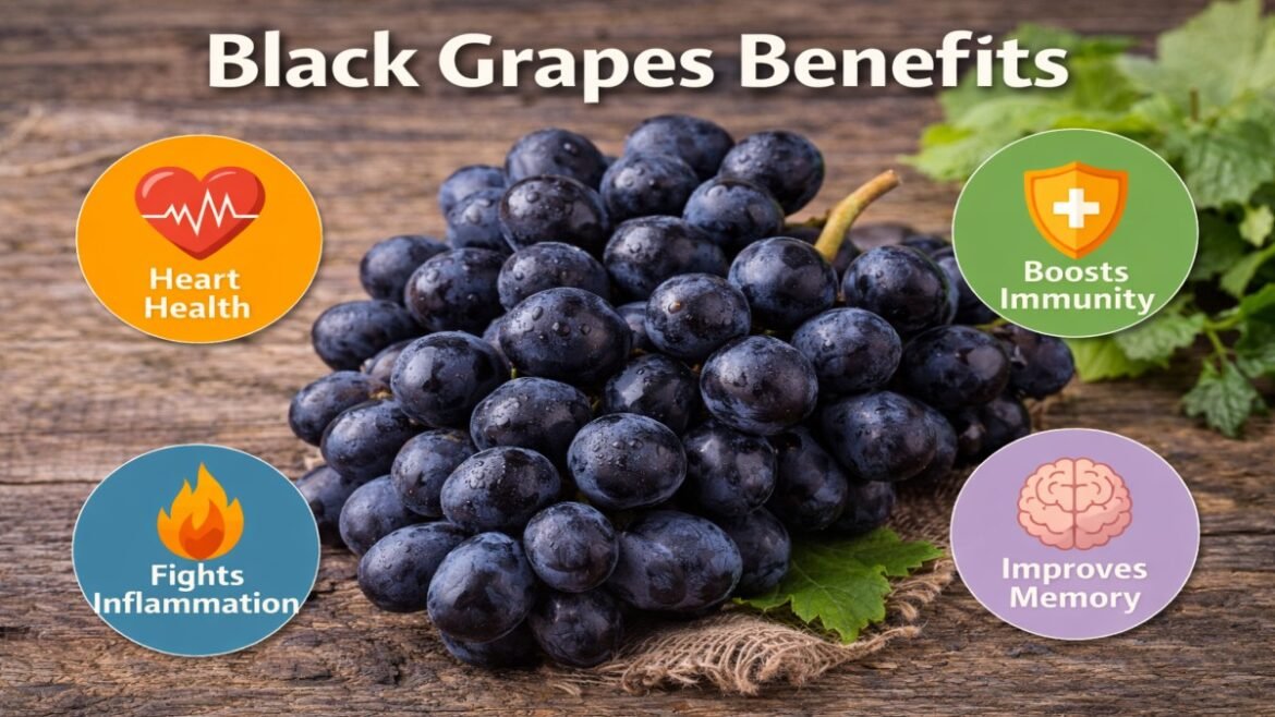 Black Grapes Benefits: Nutrition, Health Uses, and Why You Should Eat Them Daily