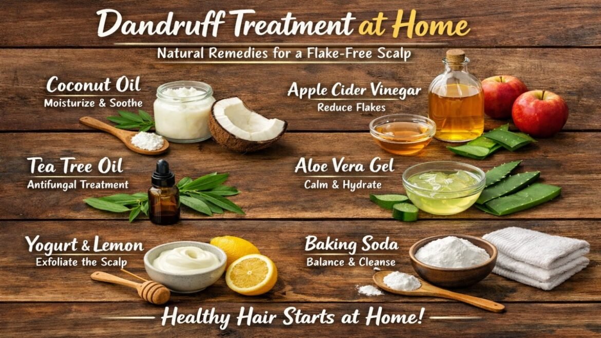Dandruff Treatment at Home – Natural & Effective Remedies