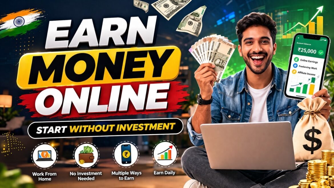 How to Earn Money Online in India Without Investment (2026 Guide)