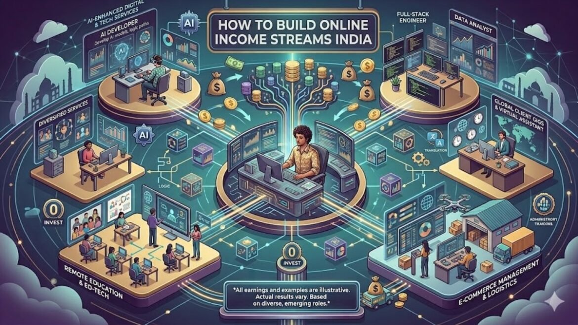 How to Build Online Income Streams in India