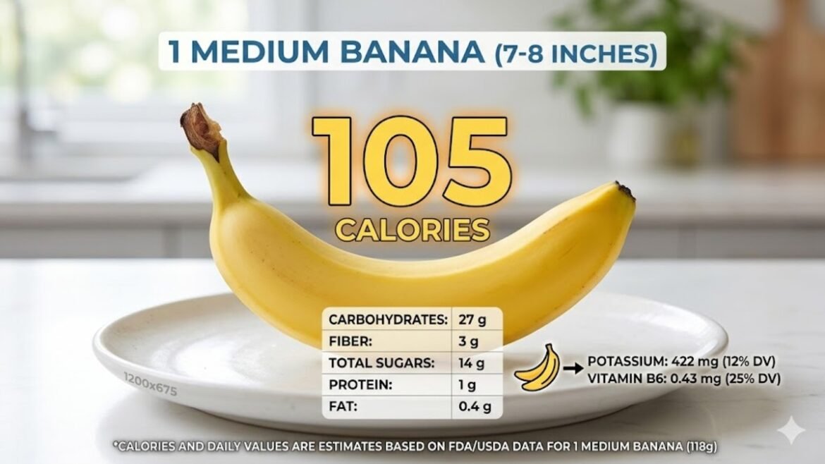 1 Banana Calories: Nutrition, Benefits, and Daily Intake Guide