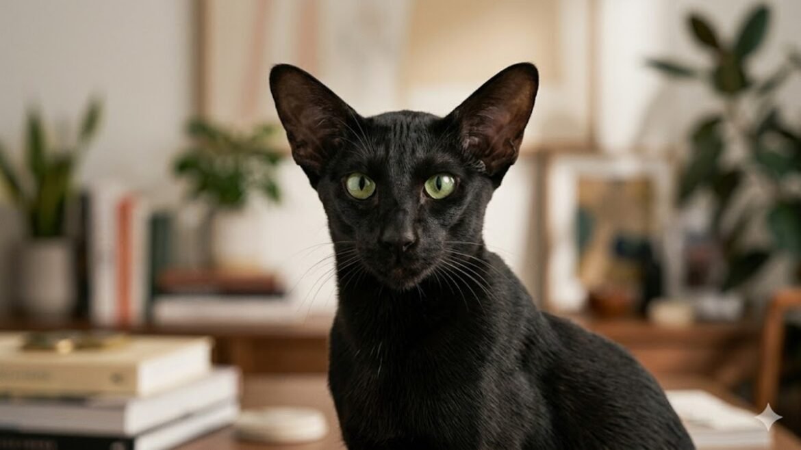Ebony Oriental Cat: A Sleek and Elegant Companion