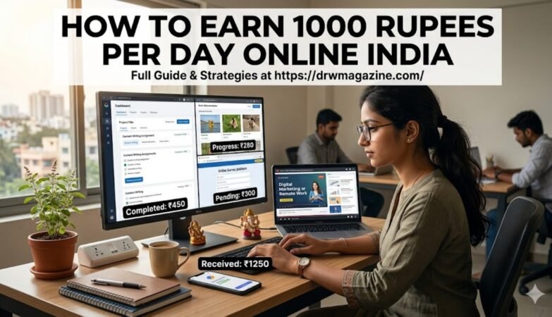 How to Earn 1000 Rupees Per Day Online India