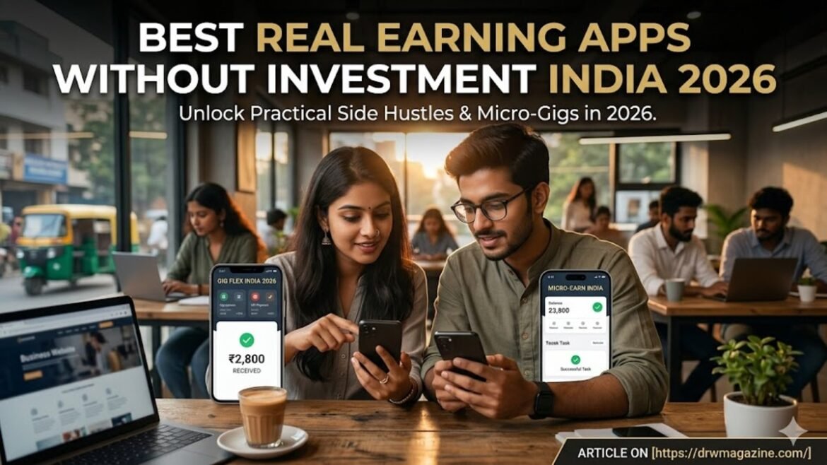 Best Real Earning Apps Without Investment India 2026 (Genuine Apps That Actually Pay)