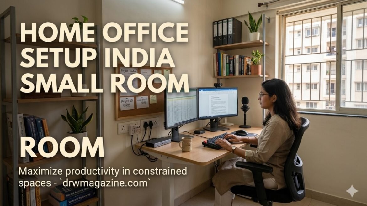 Home Office Setup India Small Room (2026 Latest Guide)