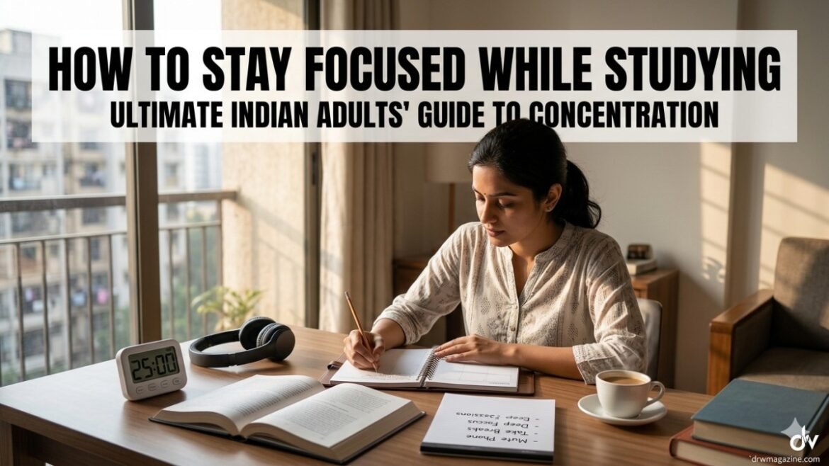 How to Stay Focused While Studying (2026 Latest Guide for Students)
