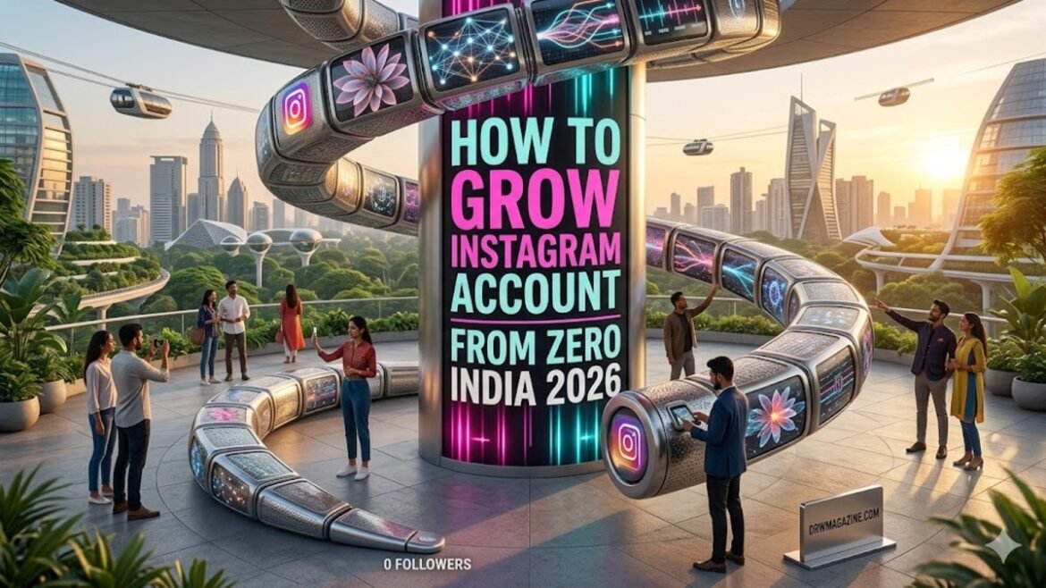How to Grow Instagram Account From Zero India 2026 (Complete Beginner Guide)