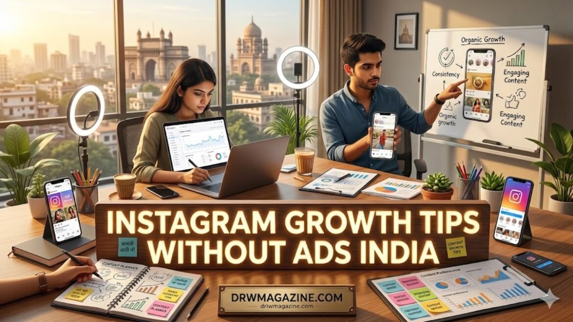 Instagram Growth Tips Without Ads India (Complete 2026 Beginner Guide)