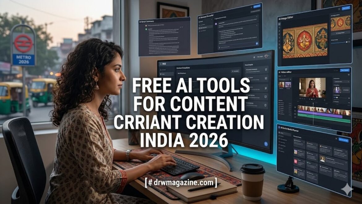 Free AI Tools for Content Creation India 2026 (Complete Beginner Guide)