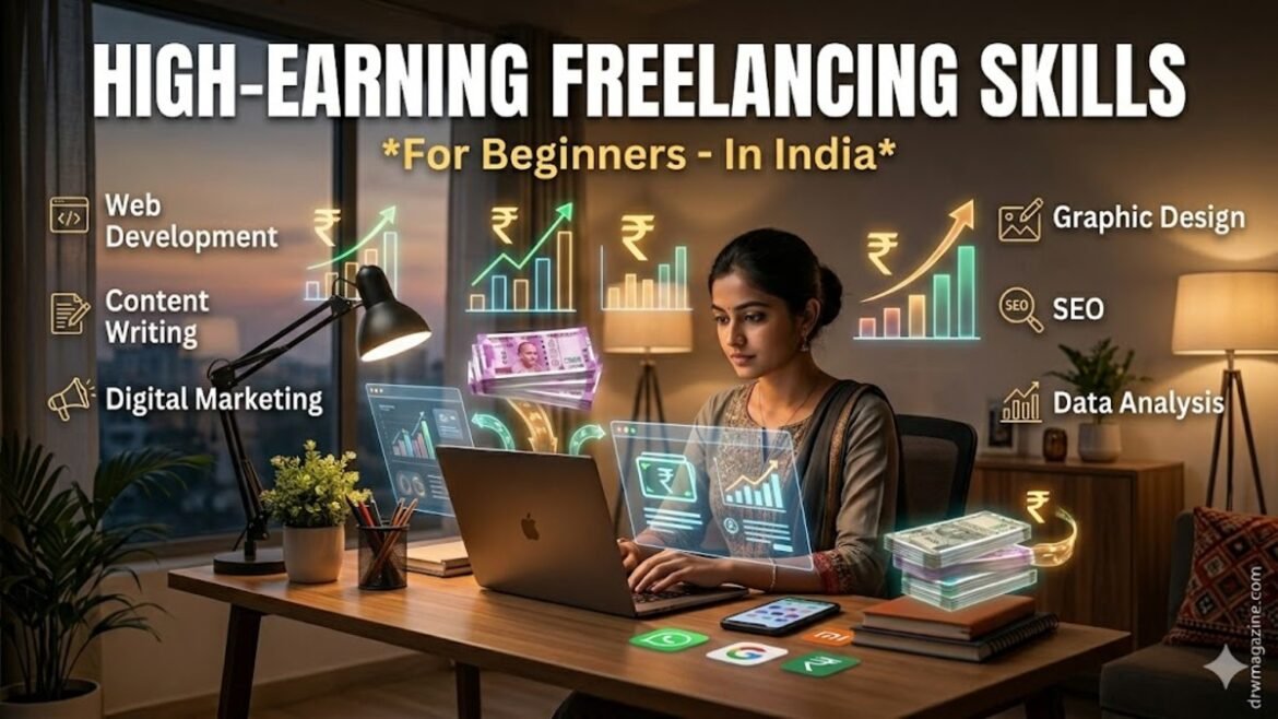 Freelancing Skills That Pay Well in India for Beginners (Best High-Income Skills for 2026)