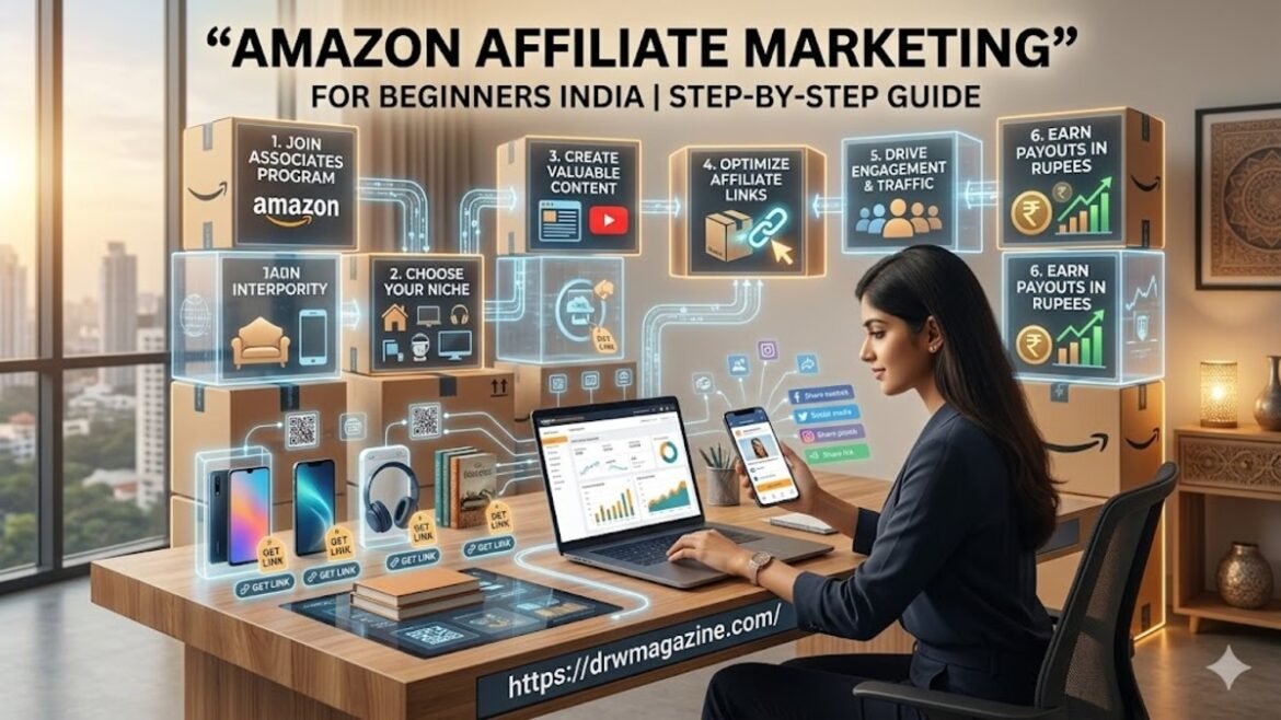 Amazon Affiliate Marketing for Beginners India Step by Step (2026 Guide)