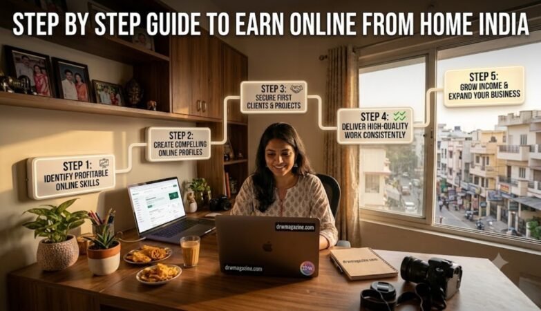 Step by Step Guide to Earn Online From Home India