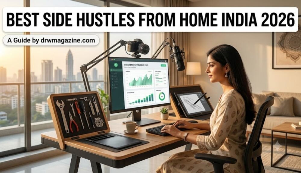 Best Side Hustles From Home India 2026