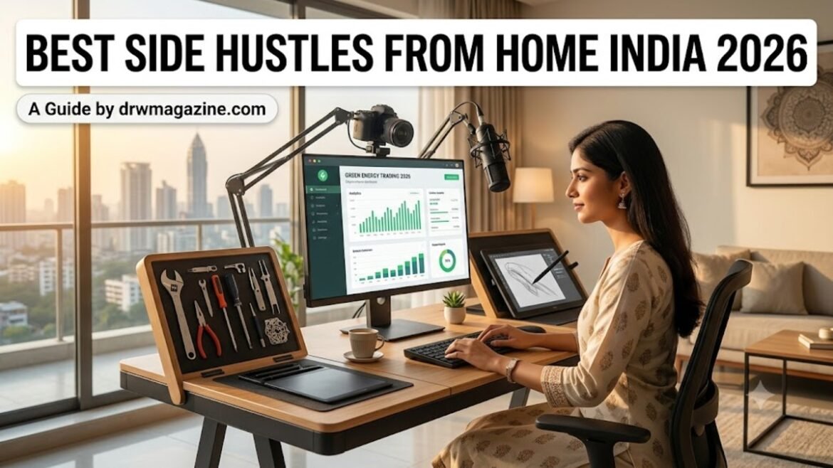 Best Side Hustles From Home India 2026