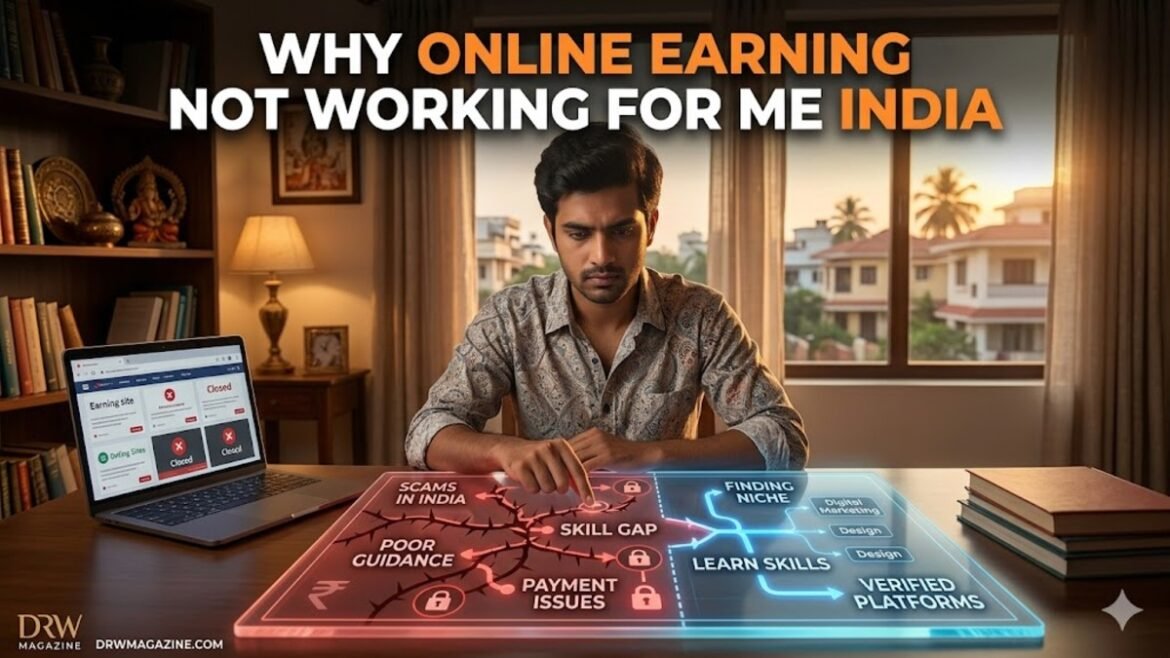 Why Online Earning Not Working for Me India: Real Reasons Beginners Fail in 2026