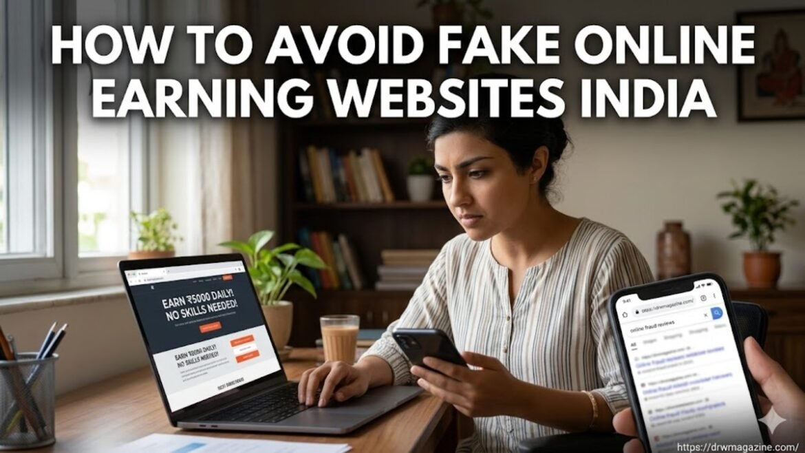 How to Avoid Fake Online Earning Websites India: Complete Safety Guide for Beginners