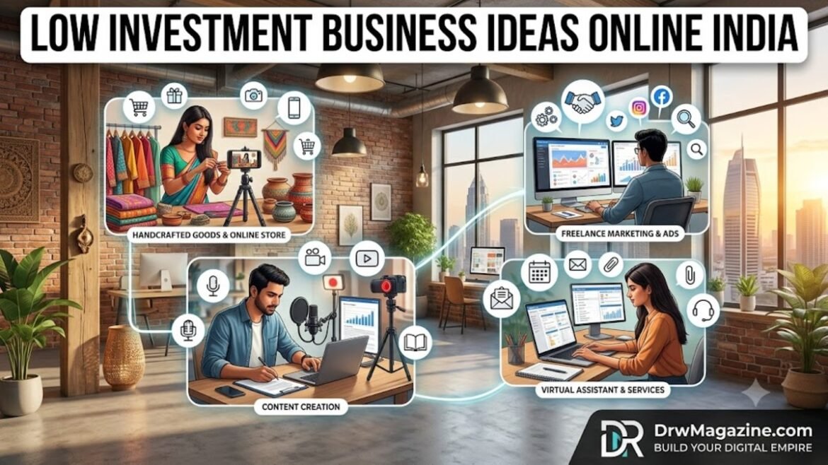 Low Investment Business Ideas Online India in 2026