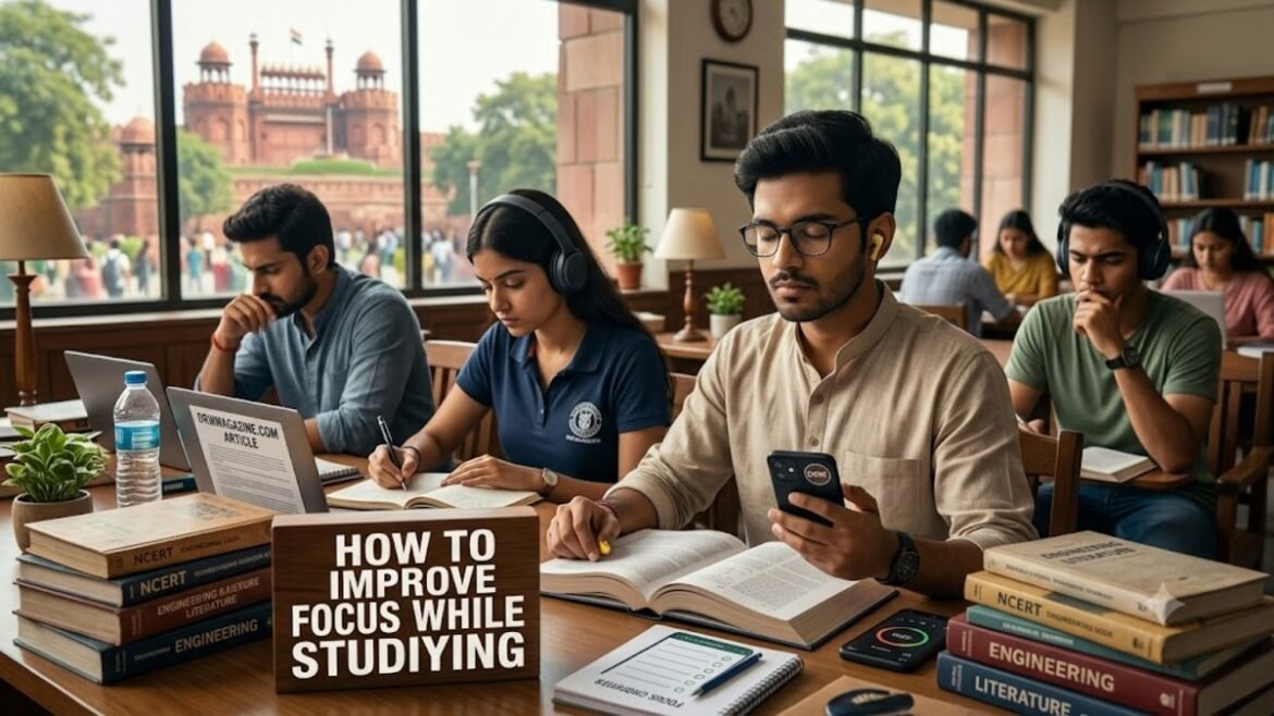 How to Improve Focus While Studying: Effective Tips for Students in India