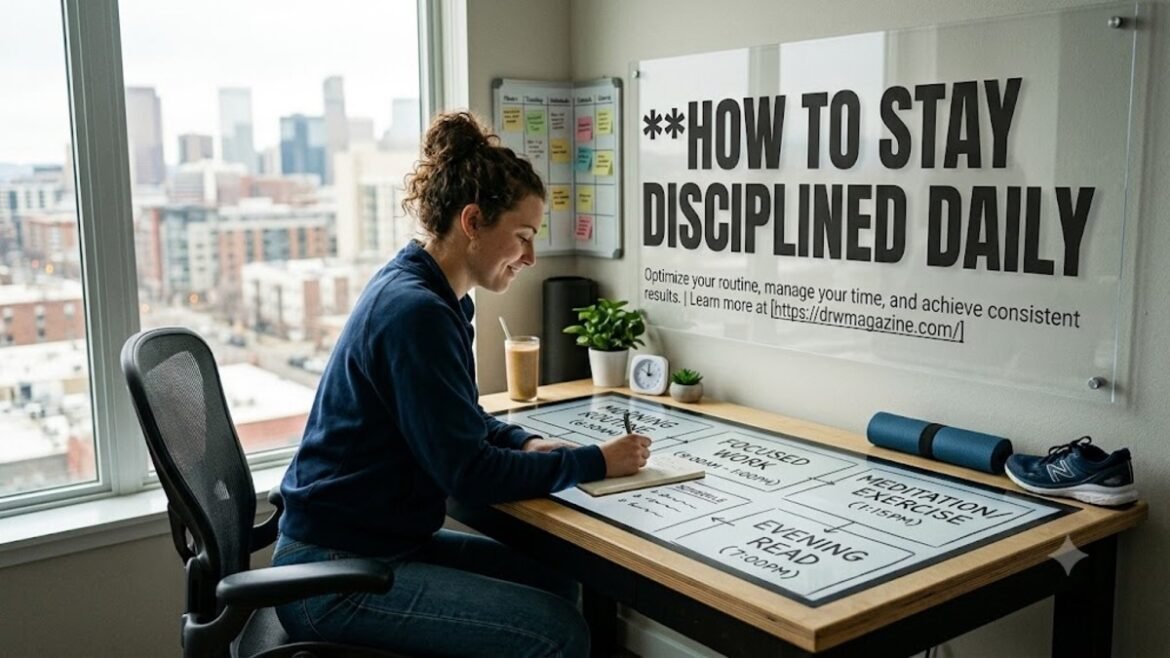 How to Stay Disciplined Daily: Practical Habits for Long-Term Success