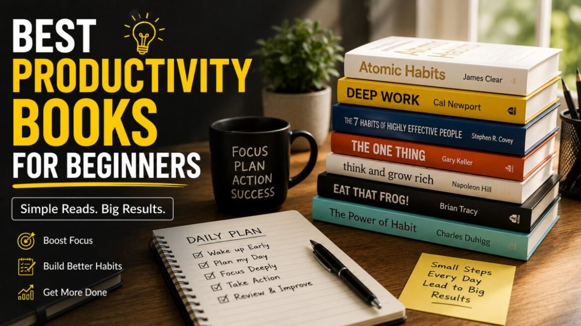 Best Productivity Books for Beginners: Top Books to Boost Focus and Success (2026)