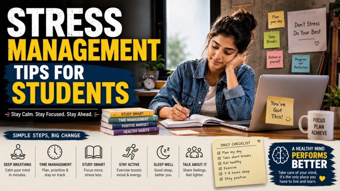 Stress Management Tips for Students: A Complete Guide for Better Focus and Well-Being (2026)